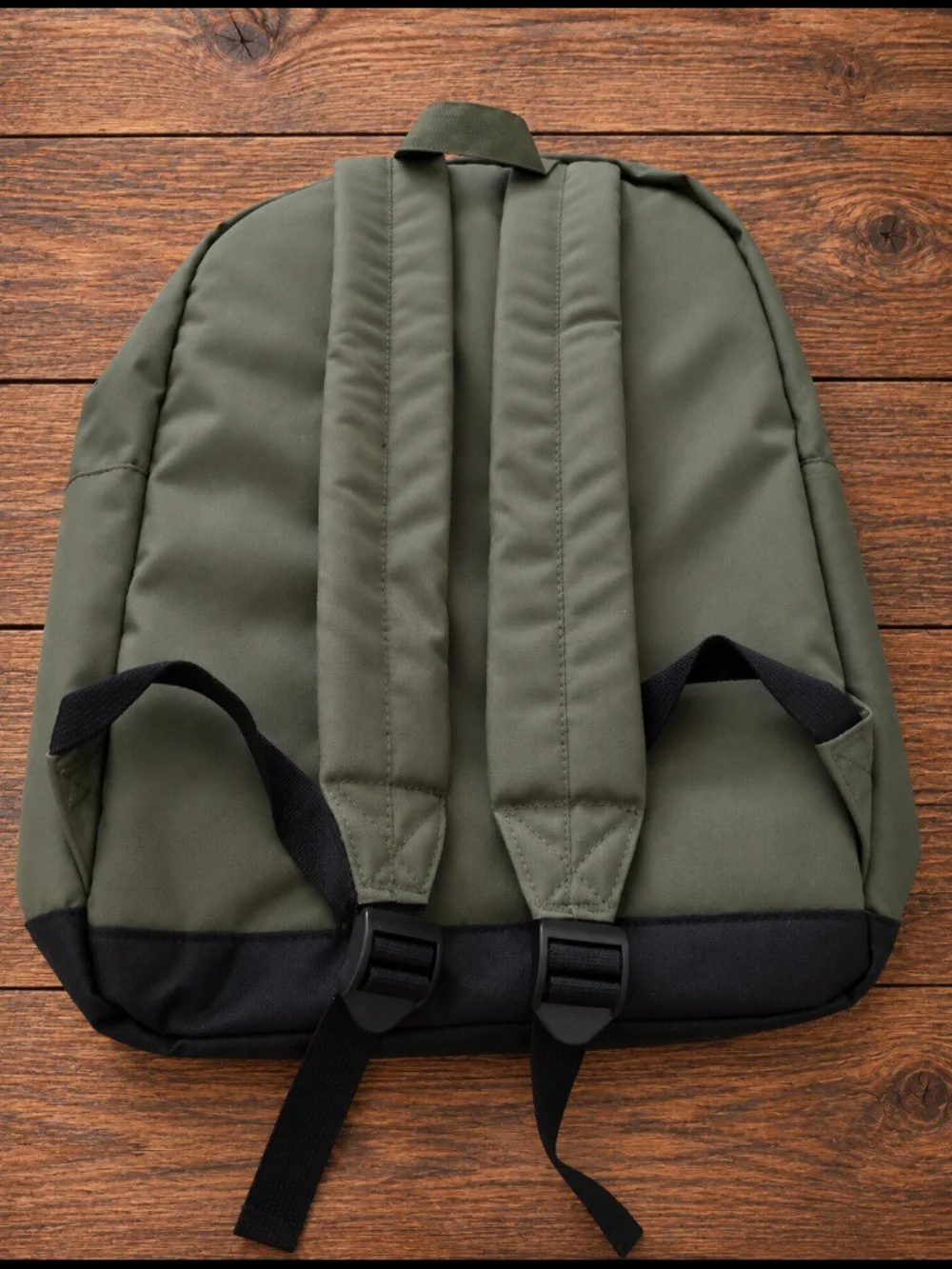 AS Colour Olive Green Black Backpack Aptive Embroidered